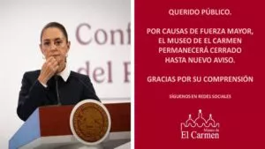 Claudia Sheinbaum sin reporte por cierre de museos del INAH: “Vamos a revisar”
