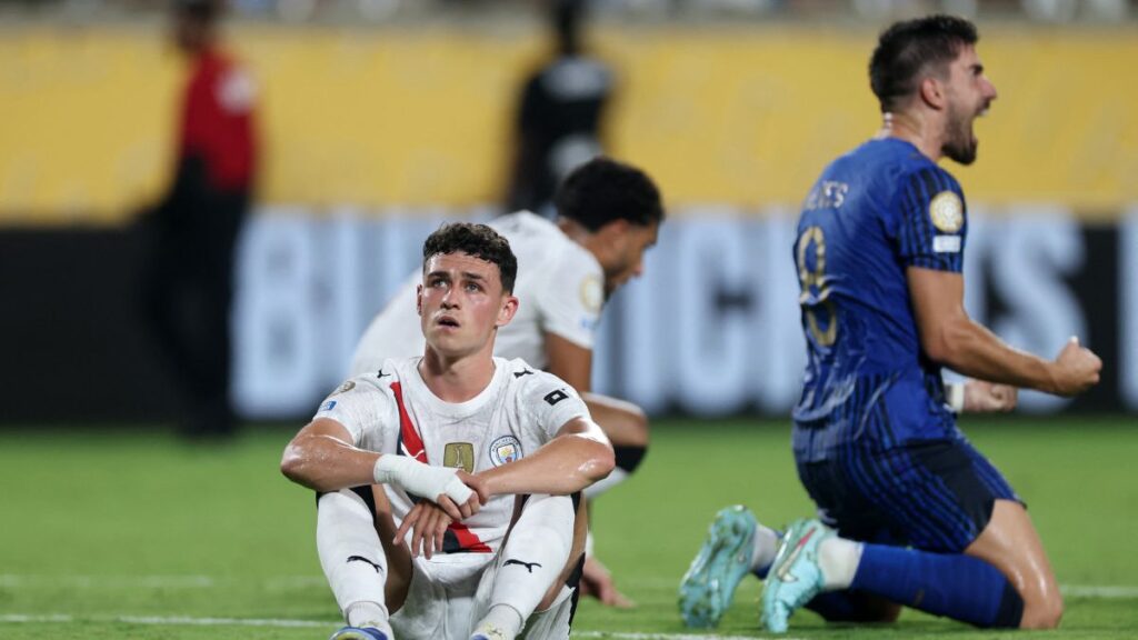 El Manchester City en lamento de derrota