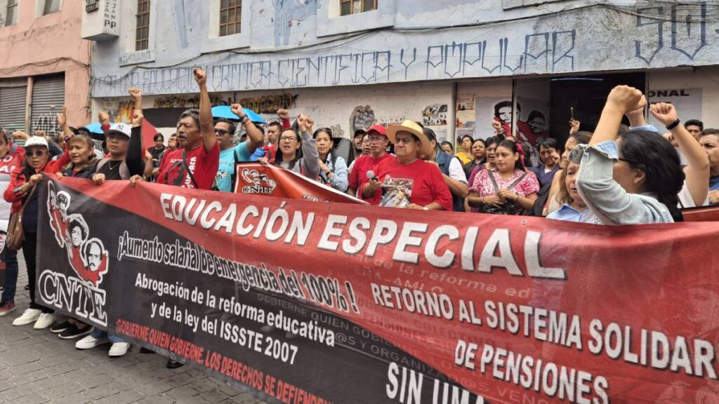 CNTE pide se reinstale mesa de negociaciones del Gobierno federal