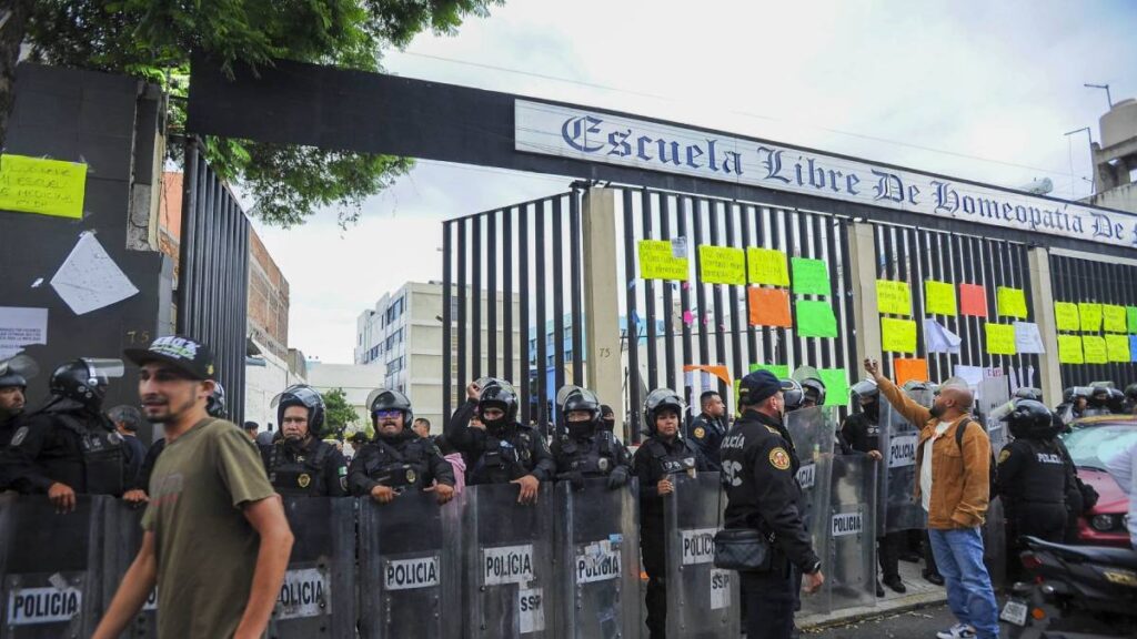 En mayo hubo enfrentamientos en la Escuela de Homeopatía.