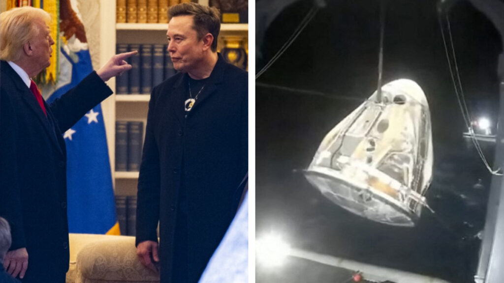 SpaceX entra en la pelea de Elon Musk y Donald Trump