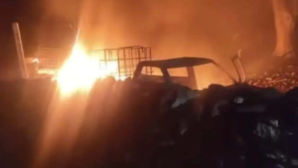 Explosión de un ductor en Tetepango.