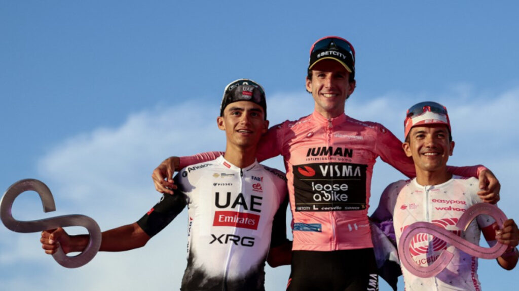 ¡Un podio emotivo e histórico para Isaac del Toro en el Giro de Italia 2025!