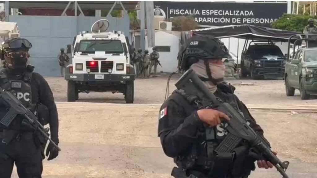 Operativo en el penal de Aguaruto.