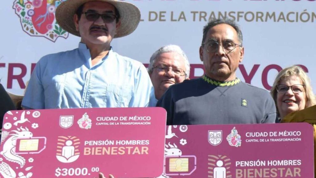Pensión hombres bienestar cuando cae el próximo pago