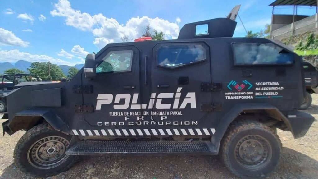 Enfrentamiento entre policías y hombres armados en Chiapas