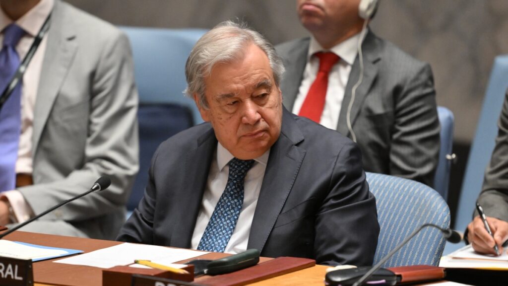 Secretario General de la ONU, profundamente alarmado por el uso de la fuerza de Estados Unidos