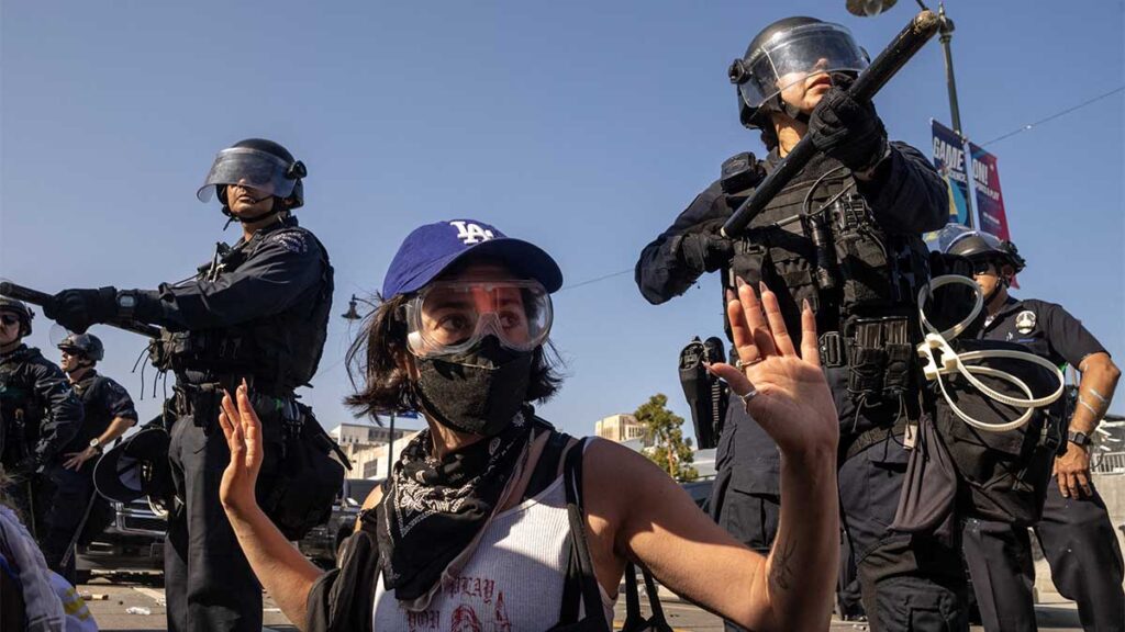 Redadas contra inmigrantes en Los Ángeles.