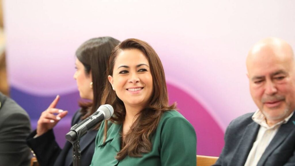 Tere Jiménez, gobernadora de Aguascalientes.