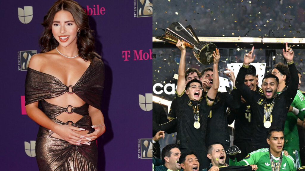 Ángela Aguilar aparece sin Nodal en la Copa Oro 2025 y desata rumores