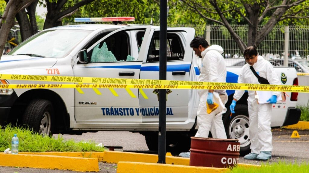 Ataque contra policías en Celaya, Guanajuato.