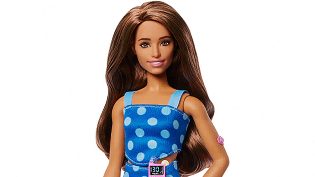Mattel lanza una muñeca Barbie con diabetes tipo 1