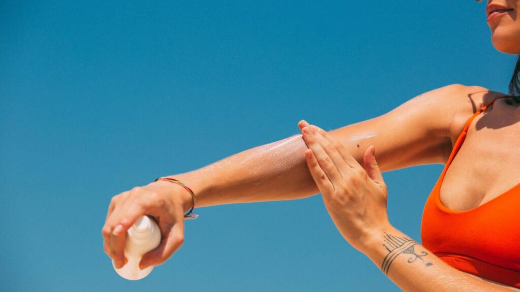 crema con protector solar casero