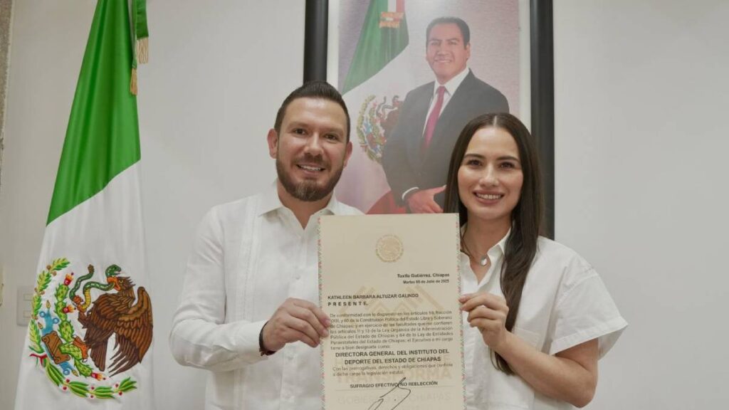 Asume el Indeporte Chiapas Bárbara Altuzar.