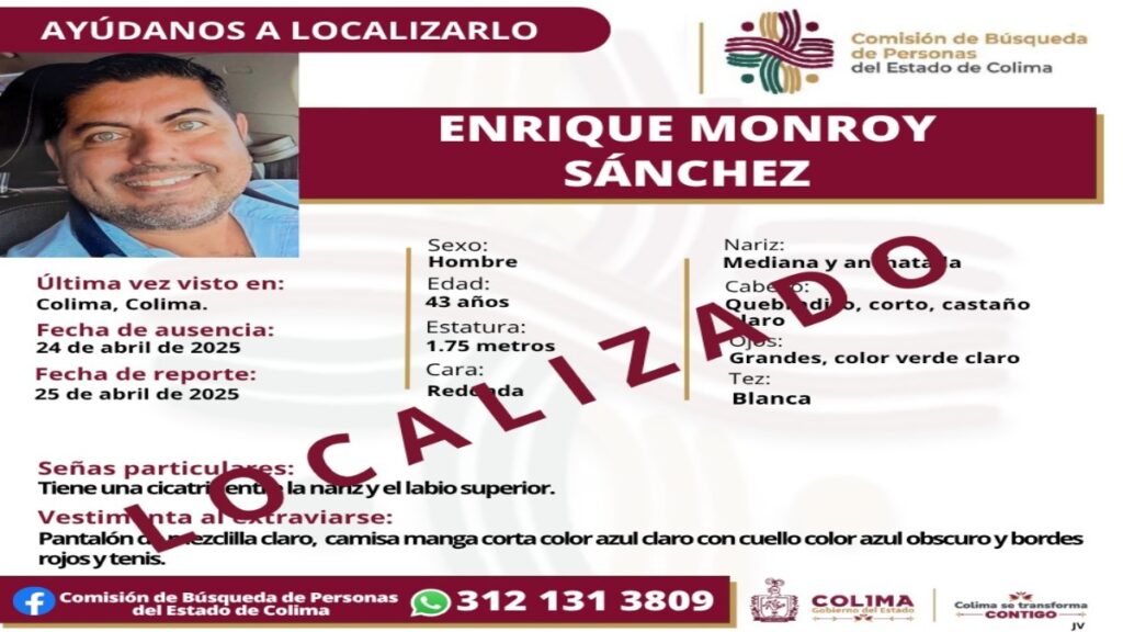 Localizan Muerto A Enrique Monroy SÁnchez