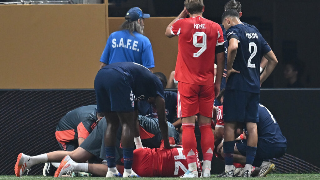 Musiala sufre grave lesión ante PSG en el Mundial de Clubes