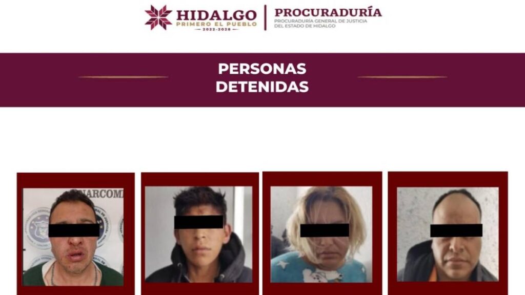 Presuntos integrantes de “secta” que atacaron a policías.