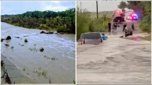 Tormentas al sur de Texas obligan a Estados Unidos a quitar las murallas con Coahuila