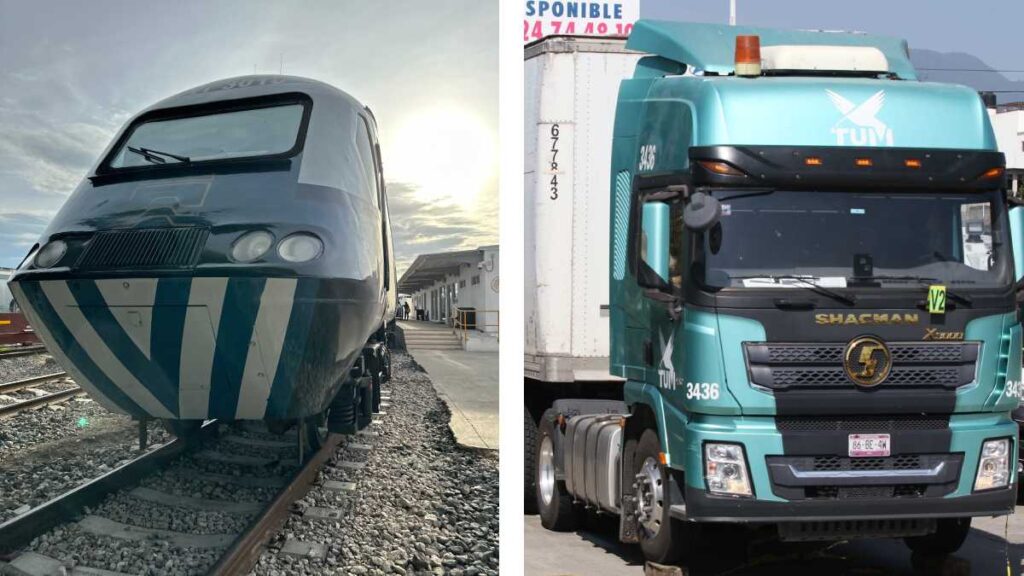 Tren interoceánico choca con tráiler