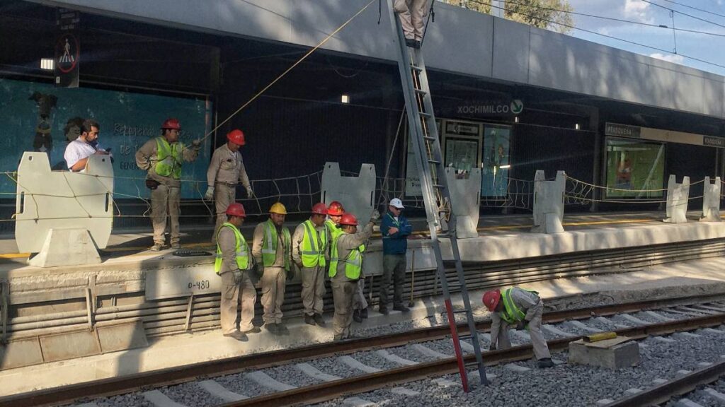 Trabajan en Tren Ligero para ampliar la Terminal Tasqueña.