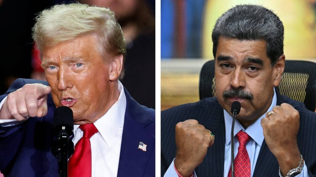 Donald Trump y Nicolás Maduro.