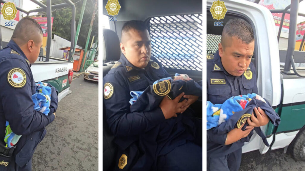 Rescatan a bebé abandonado en baños.