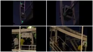 Pánico en Cancún: falla en mega rueda de la fortuna deja a visitantes atrapados; difunden videos