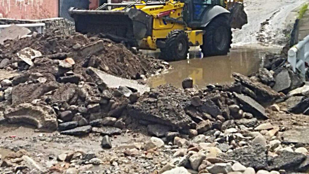 Usuarios comparten imágenes de destrucción en Querétaro