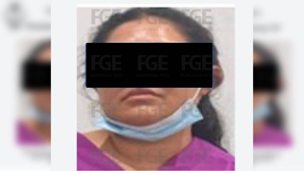 Rescatan a dos menores víctimas de prostitución en Cancún; la FGE detuvo a Elizabeth Shekina “N”, presunta responsable.