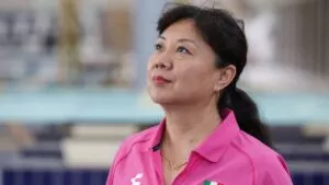 Ma Jin, la entrenadora china que llevó al oro a Osmar Olvera en Singapur