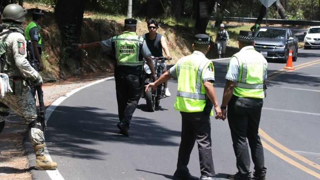 Accidente en la autopista México-Cuernavaca.