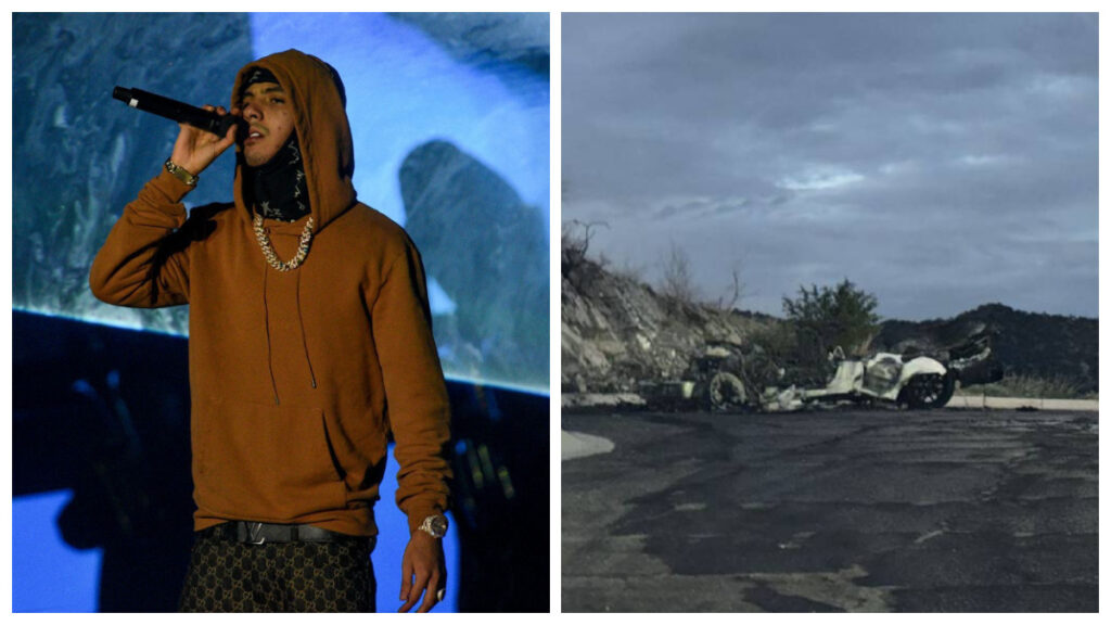 Confirman que camioneta incendiada en Hermosillo era de Natanael Cano: "Se encontraba dentro"