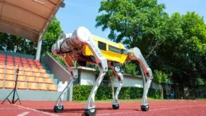 Rinoceronte Blanco: el robot chino que impone récord Guinness en velocidad