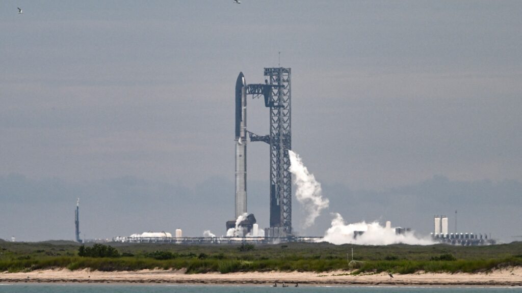Space X suspende prueba de su cohete Starship por falla en sistemas en tierra