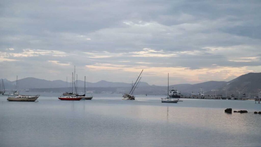 Tormenta tropical Juliette frente a costas de Baja California Sur