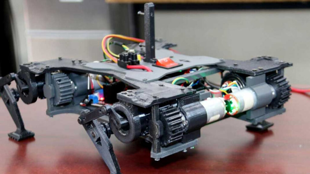 Xinbal: el robot cuadrúpedo del IPN, su diseño está disponible en linea