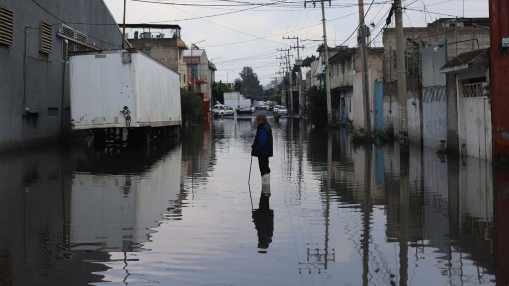 Afectaciones por lluvias en Iztapalapa