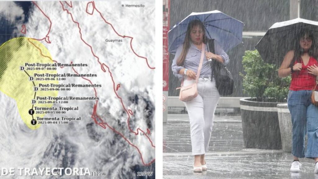 Tormenta Lorena lluvias