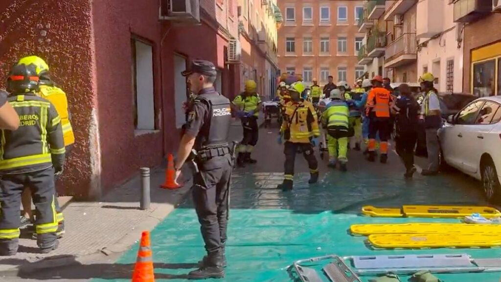 Explosión en un bar de Madrid deja 25 heridos, tres en estado grave