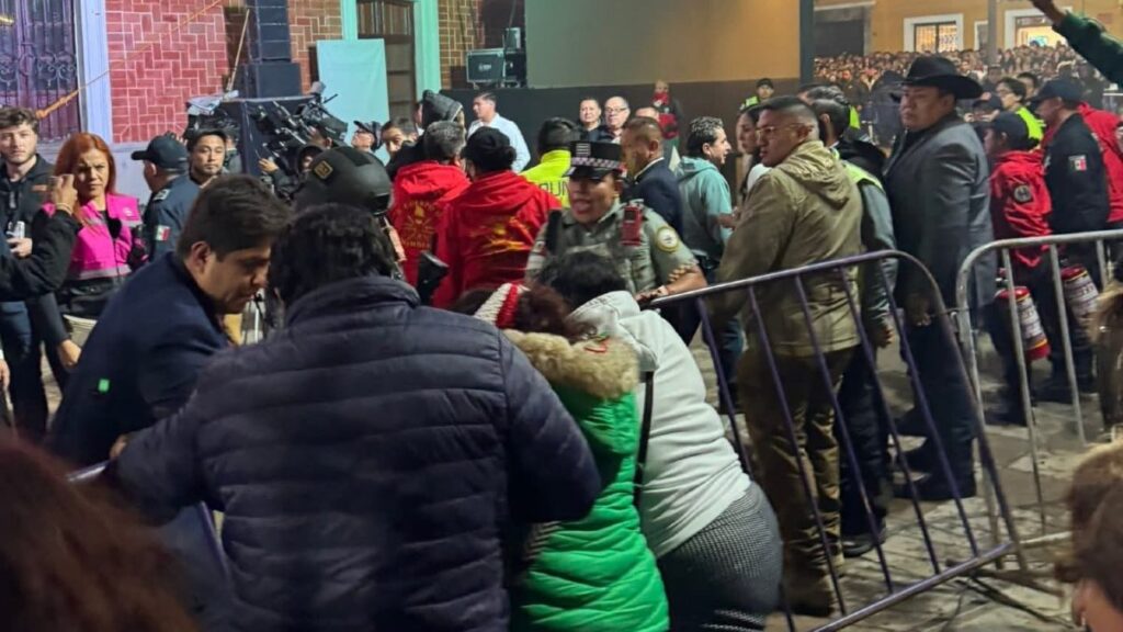 Explosión de pirotecnia en Grito de Tlaxcala deja herido a niño de 10 años