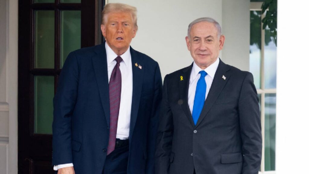 Trump y Netanyahu presentan plan de paz para Gaza; prevé liberar rehenes, excarcelar prisioneros y reconstruir la Franja.