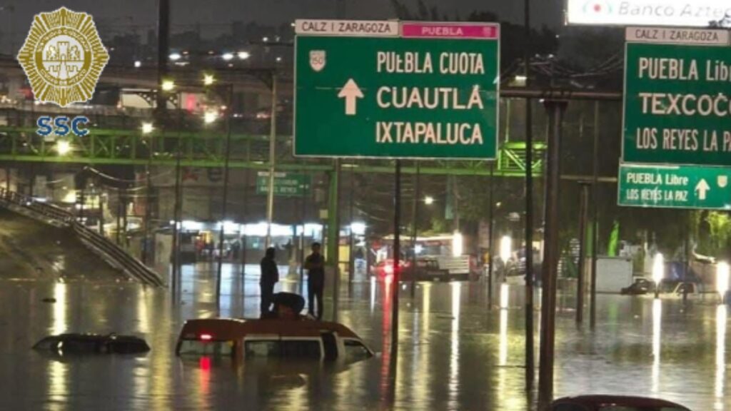 Lluvias inundan oriente de la CDMX, afectan viviendas y Línea A del Metro