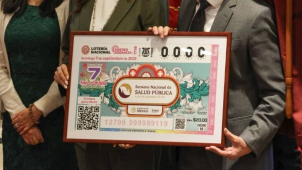 Loteria Nacional Billete Conmemorativo Salud