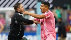 ¿Luis Suárez le escupió a un rival en la final de la Leagues Cup? Video del polémico momento