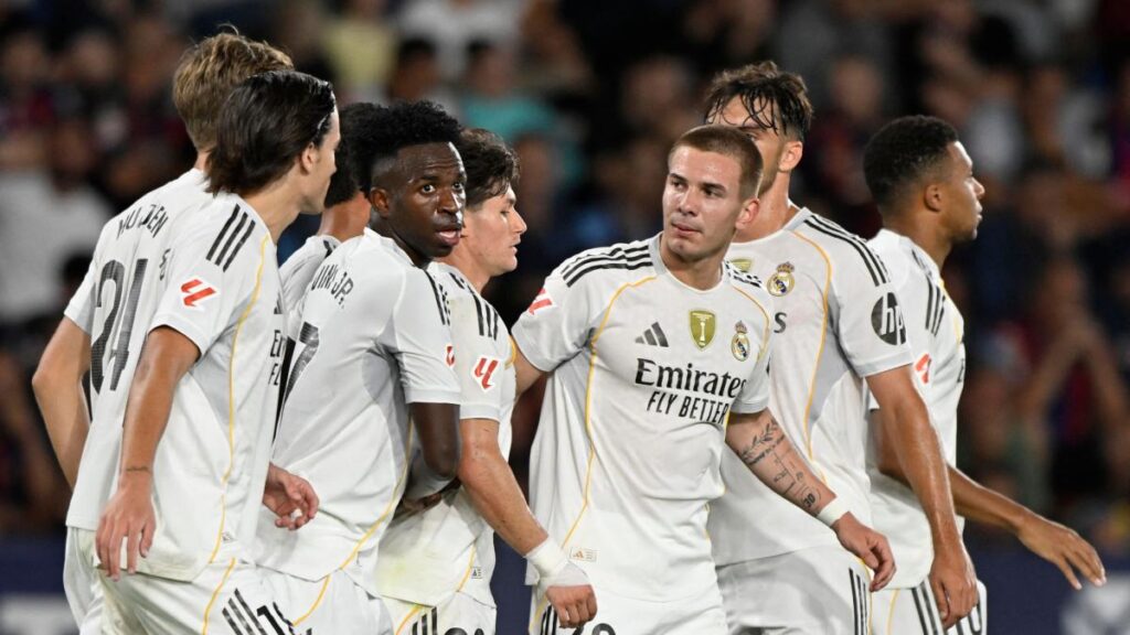 Mastantuono se estrena como goleador y el Real Madrid aplasta al Levante