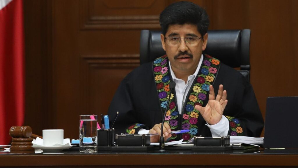 Ministro presidente de la SCJN, Hugo Aguilar Ortiz. Foto: Cuartoscuro