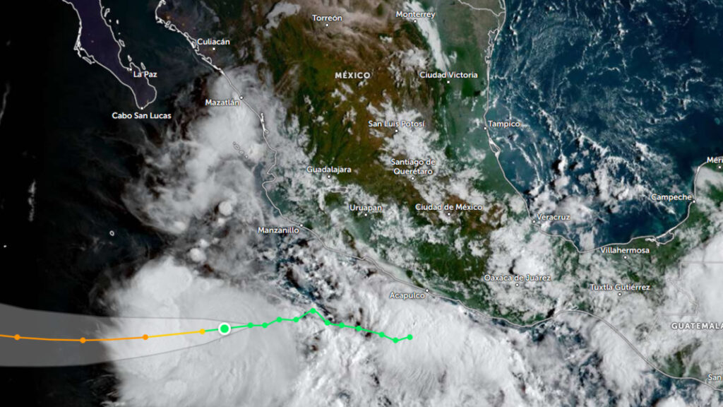 Tormenta tropical Narda: sigue su trayectoria en vivo desde tu celular y ve cómo afectará el clima
