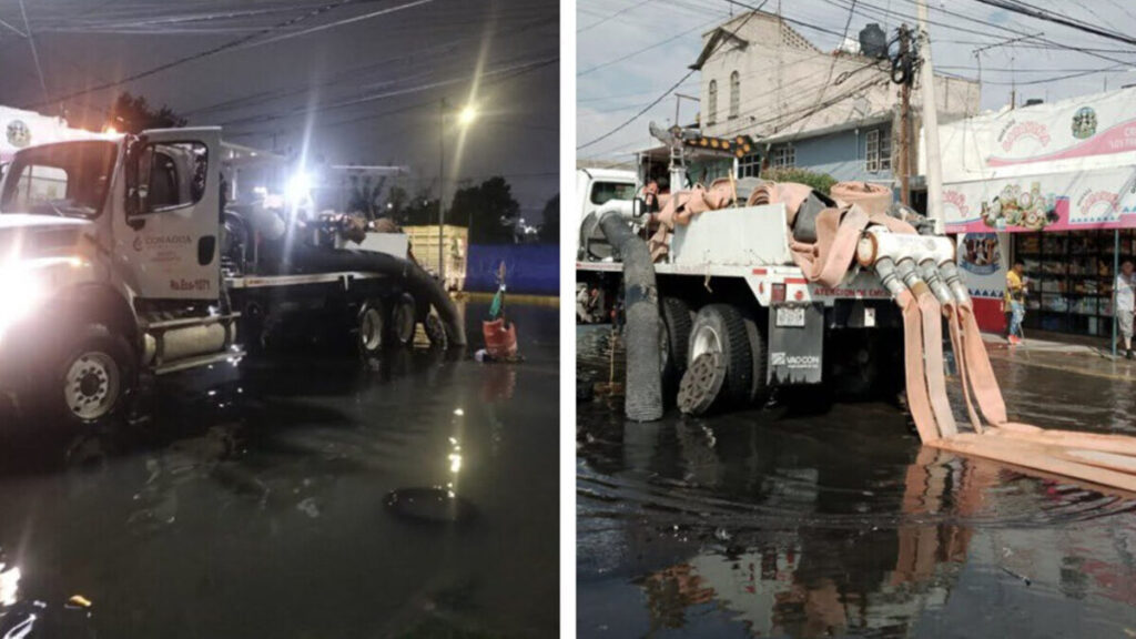 Vecinos de Neza reportan daños en viviendas.