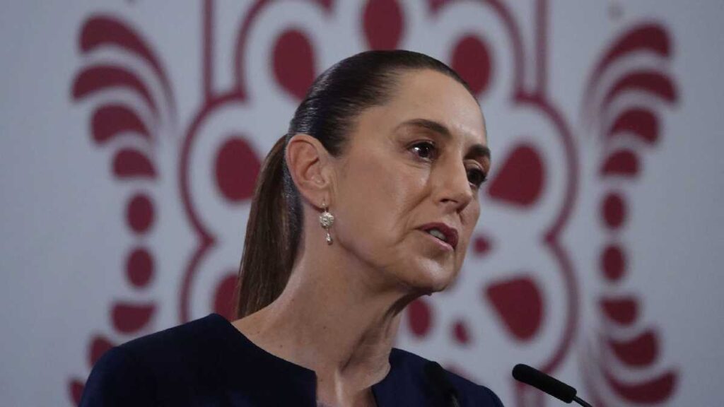 Sheinbaum corta tema de marinos muertos