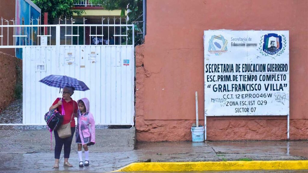 Se suspenden las clases en 4 municipios de Sinaloa.
